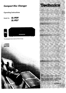 Manual Technics SL-PD7 CD Player