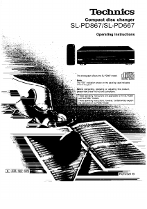 Manual Technics SL-PD667 CD Player