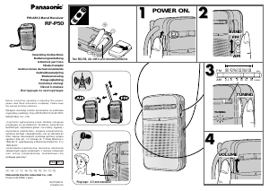 Manuál Panasonic RF-P50 Vysílačka