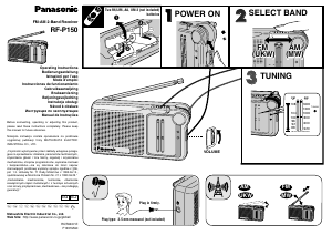 Manuál Panasonic RF-P150 Vysílačka