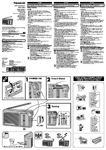 Bedienungsanleitung Panasonic RF-P150DEG Radio