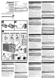 Manual Panasonic RF-U160 Rádio