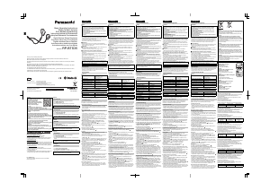 Mode d’emploi Panasonic RP-BTS35E Casque