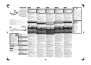 Manual de uso Panasonic RP-BTS35E1 Auriculares