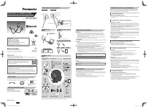 Manual Panasonic RP-BTS50 Căşti