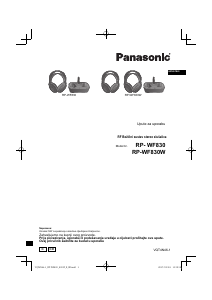 Priručnik Panasonic RP-WF830W Slušalica