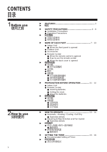 Manual Panasonic CS-A125KH Air Conditioner