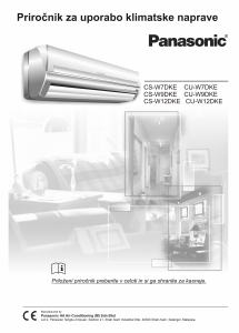 Priročnik Panasonic CS-W12DKE Klimatska naprava