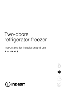 Manual Indesit R 24 S (UK) Fridge-Freezer