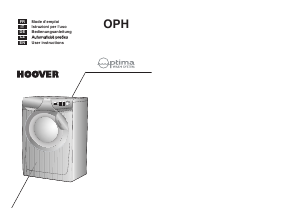 Bedienungsanleitung Hoover OPH 148/1-80 Waschmaschine