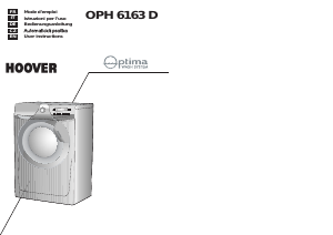 Bedienungsanleitung Hoover OPH 6163D-86S Waschmaschine