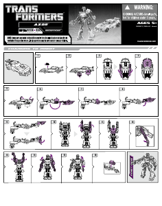 Rokasgrāmata Hasbro 20907 Transformers Axor