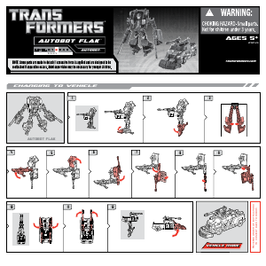 Bruksanvisning Hasbro 21245 Transformers Autobot-Flak and Rollbar