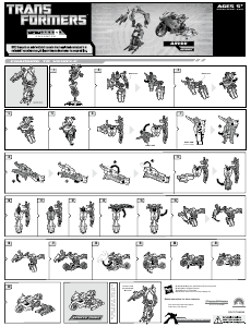 説明書 Hasbro 25291 Transformers Arcee and Tailwhip