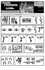 Manual Hasbro 25298 Transformers Barricade and Sideswipe