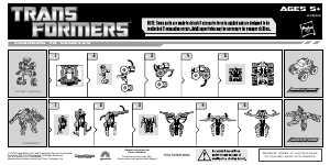 كتيب 27653 Transformers Autobot Wheelie and Soundwave Hasbro