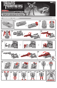 Manual Hasbro 36341 Transformers Track Battle Roadbuster