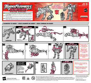 Manual Hasbro 80610 Transformers Armada Cheetor