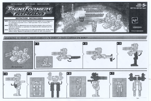 説明書 Hasbro 80716 Transformers Armada Demolishor with Blackout Mini-Con