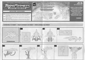 Посібник Hasbro 80719 Transformers Armada Starscream with Swindle Mini-Con