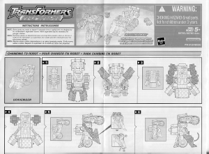 Kasutusjuhend Hasbro 80725 Transformers Armada Scavenger with Rollbar Mini-Con