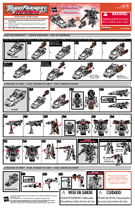 사용 설명서 Hasbro 80728 Transformers Armada Blurr with Incinerator Mini-Con