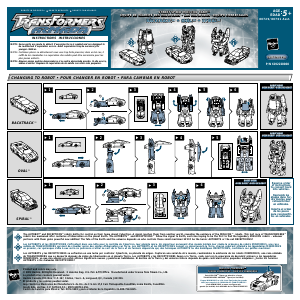 Bruksanvisning Hasbro 80729 Transformers Armada Street Speed Mini-Con Team
