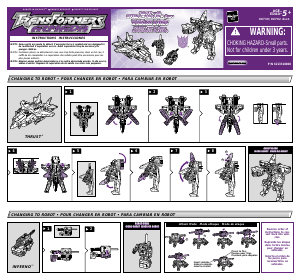 사용 설명서 Hasbro 80730 Transformers Armada Thrust With Inferno