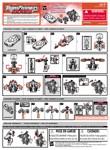 Instrukcja Hasbro 80733 Transformers Armada Side Swipe with Nightbeat Mini Con