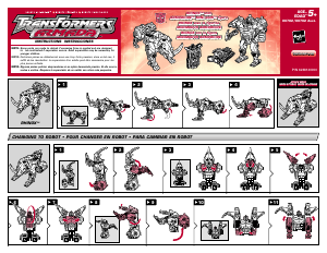 Manual Hasbro 80782 Transformers Armada Rhinox