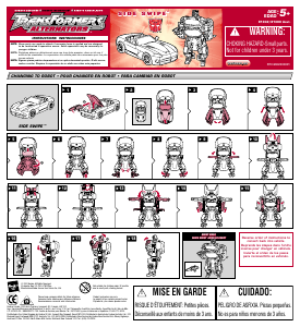 Návod Hasbro 81302 Transformers Alternators Side Swipe