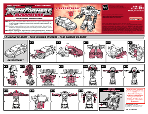Instrukcja Hasbro 81309 Transformers Alternators Silverstreak