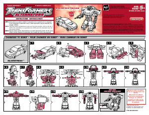 Bedienungsanleitung Hasbro 81309 Transformers Alternators Silverstreak