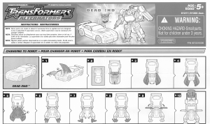 Bruksanvisning Hasbro 81311 Transformers Alternators Dead End