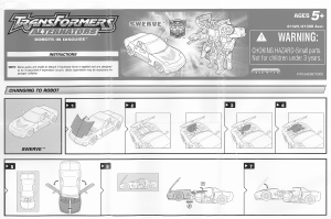 Kullanım kılavuzu Hasbro 81325 Transformers Alternators Swerve