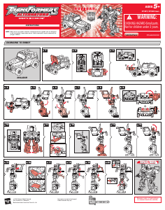 Bruksanvisning Hasbro 81337 Transformers Alternators Rollbar