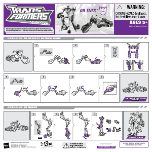Manual Hasbro 83626 Transformers Animated Oil Slick