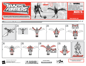 Bedienungsanleitung Hasbro 83629 Transformers Animated Swoop