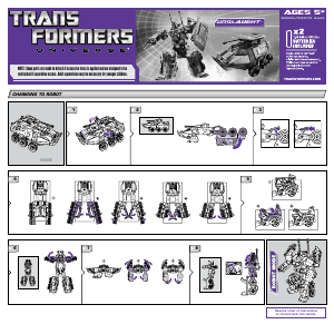 Hướng dẫn sử dụng Hasbro 83694 Transformers Universe Onslaught