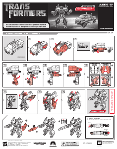 説明書 Hasbro 83809 Transformers Autobot Ironhide