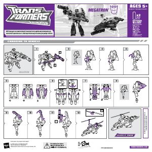 説明書 Hasbro 83887 Transformers Animated Starscream