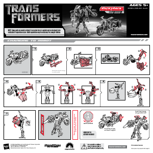 Manual Hasbro 83964 Transformers Autobot Backtrack