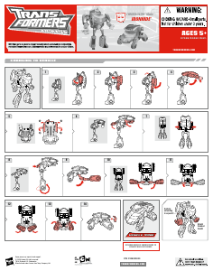 説明書 Hasbro 97586 Transformers Animated Cybertronian Ironhide