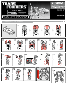 Hướng dẫn sử dụng Hasbro 98455 Transformers Autobot Drift