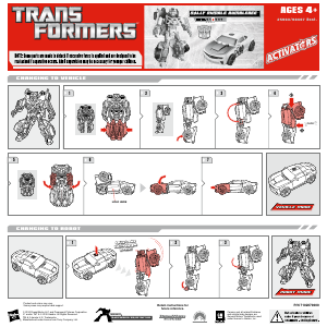 Kullanım kılavuzu Hasbro 98467 Transformers Activators Rally Rumble Bumblebee