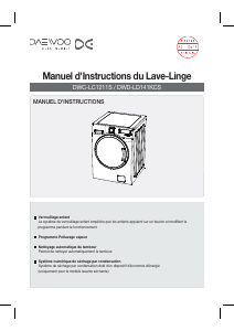 Mode d’emploi Daewoo DWC-LC1211S Lave-linge