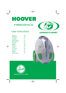 Manual de uso Hoover TFG 5123 021 Freespace Aspirador