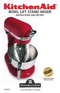 Manual KitchenAid KP26N9XER Professional 610 Stand Mixer