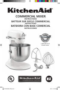 Manual KitchenAid KSM8990NP Stand Mixer