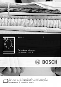 Handleiding Bosch WVD24520EU Was-droog combinatie